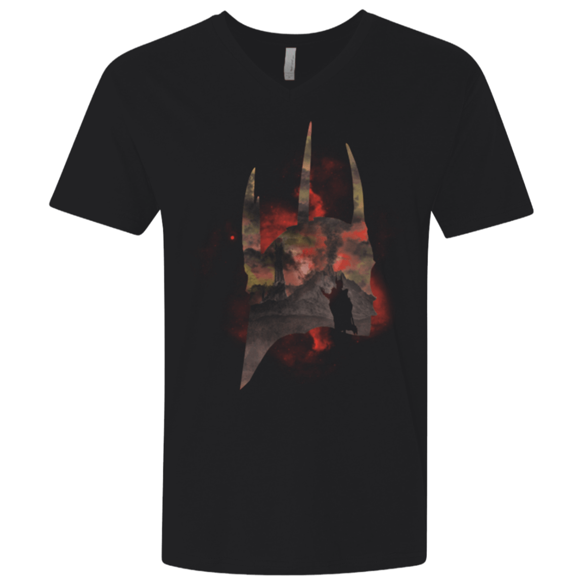 T-Shirts Black / X-Small Dark Lord Head Men's Premium V-Neck