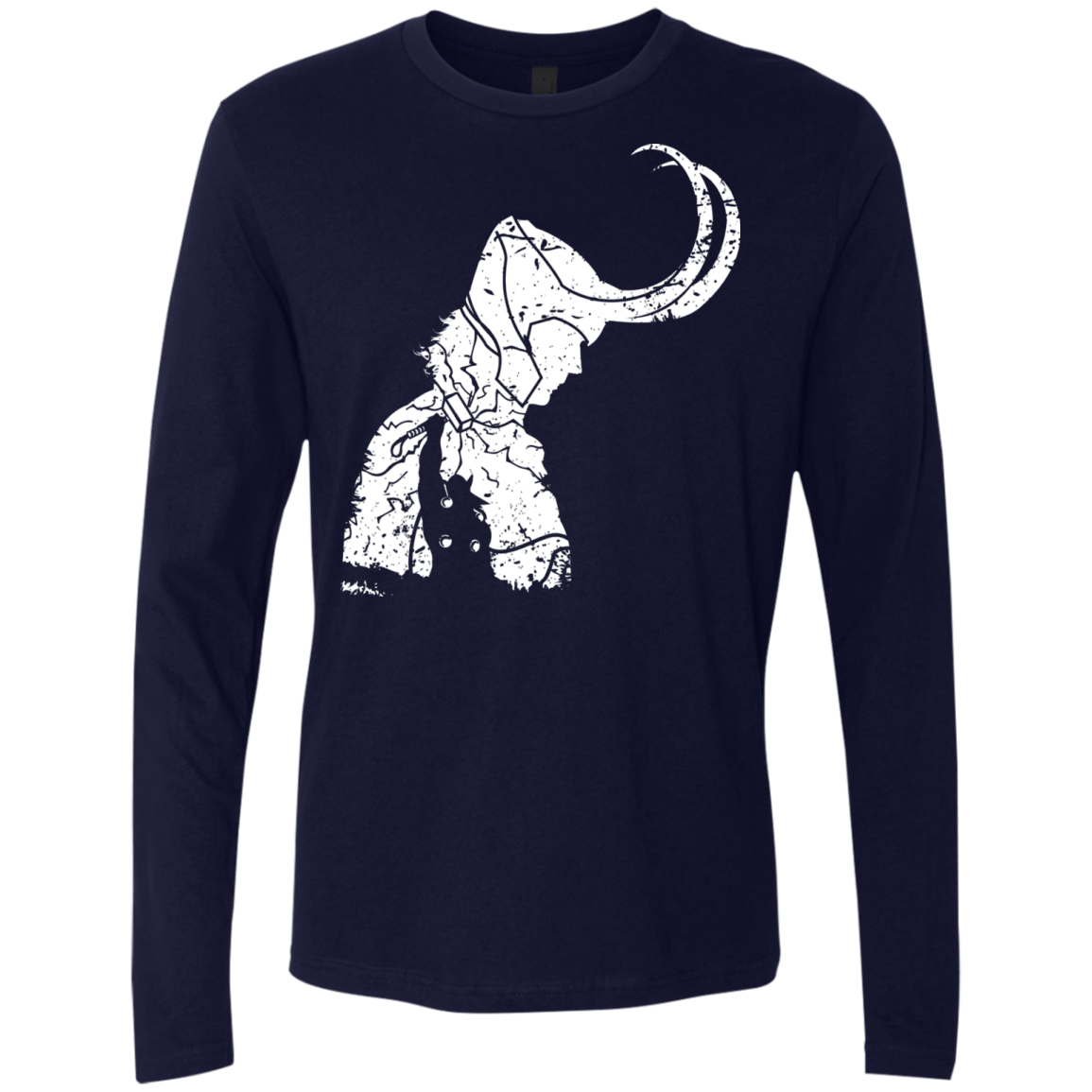 T-Shirts Midnight Navy / S Dark Lord Shadow Men's Premium Long Sleeve