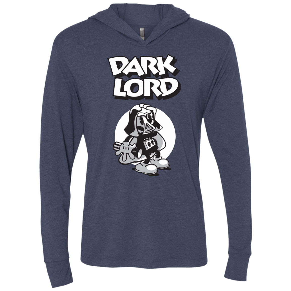 T-Shirts Vintage Navy / X-Small Dark Lord Triblend Long Sleeve Hoodie Tee