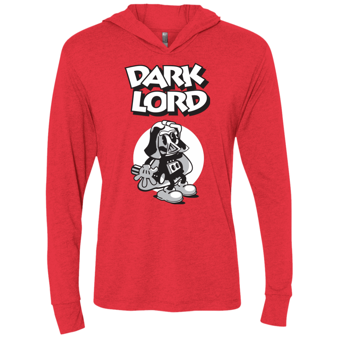 T-Shirts Vintage Red / X-Small Dark Lord Triblend Long Sleeve Hoodie Tee
