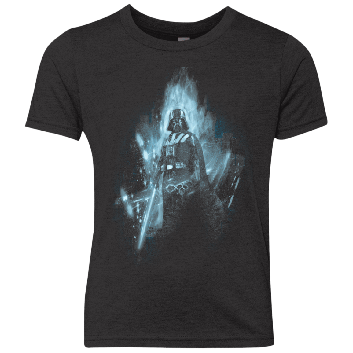 T-Shirts Vintage Black / YXS Dark Matador blue version Youth Triblend T-Shirt