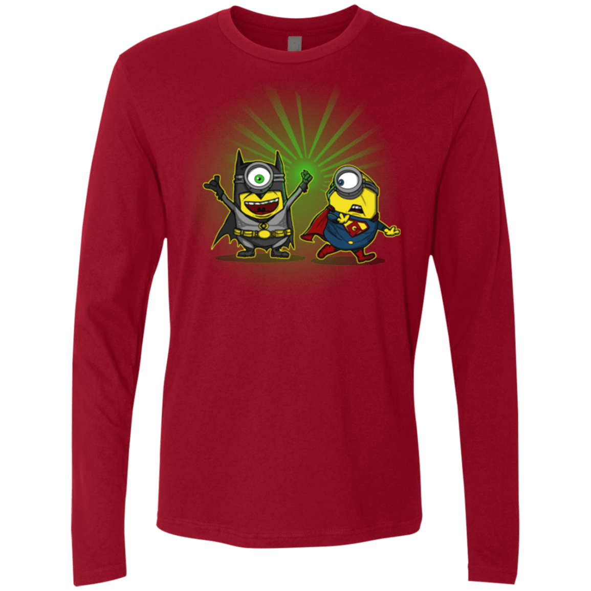T-Shirts Cardinal / Small Dark Minion VS False God Men's Premium Long Sleeve