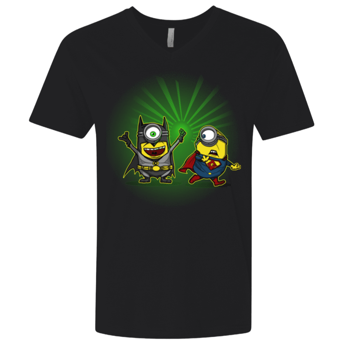 T-Shirts Black / X-Small Dark Minion VS False God Men's Premium V-Neck