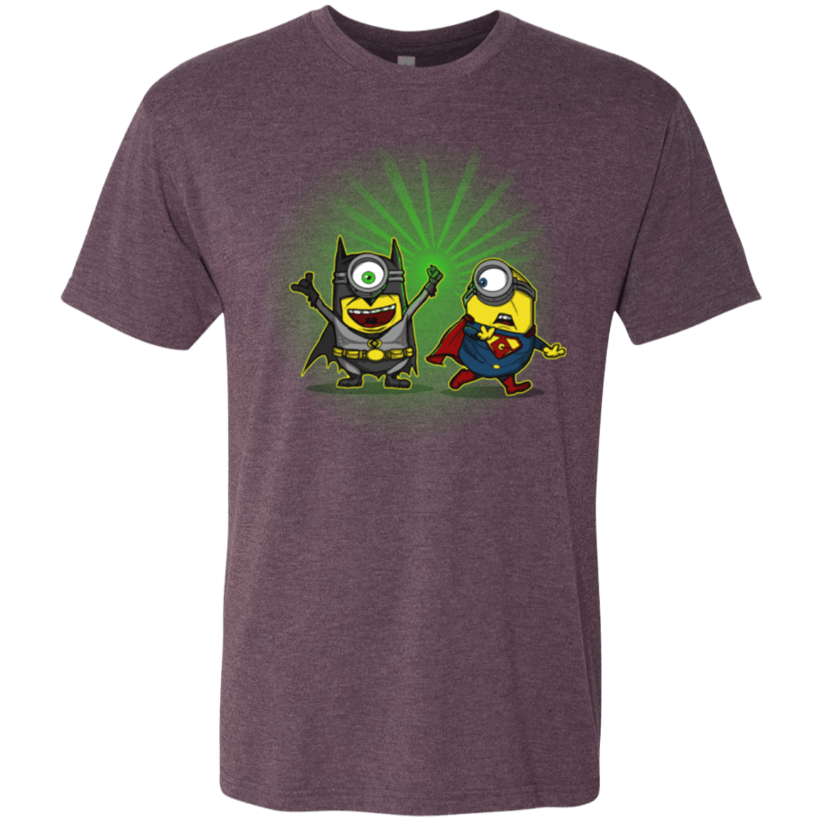 T-Shirts Vintage Purple / Small Dark Minion VS False God Men's Triblend T-Shirt