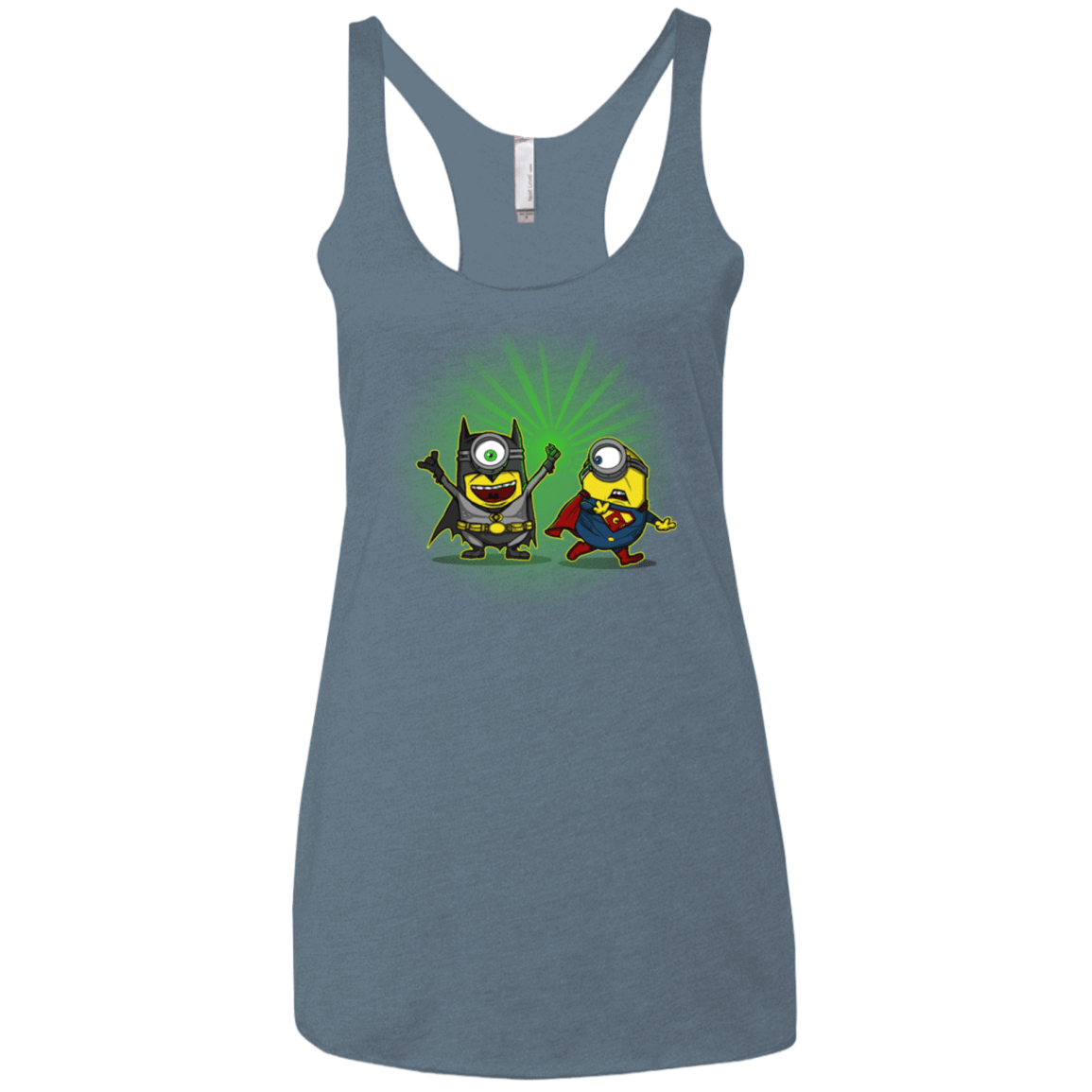 T-Shirts Indigo / X-Small Dark Minion VS False God Women's Triblend Racerback Tank