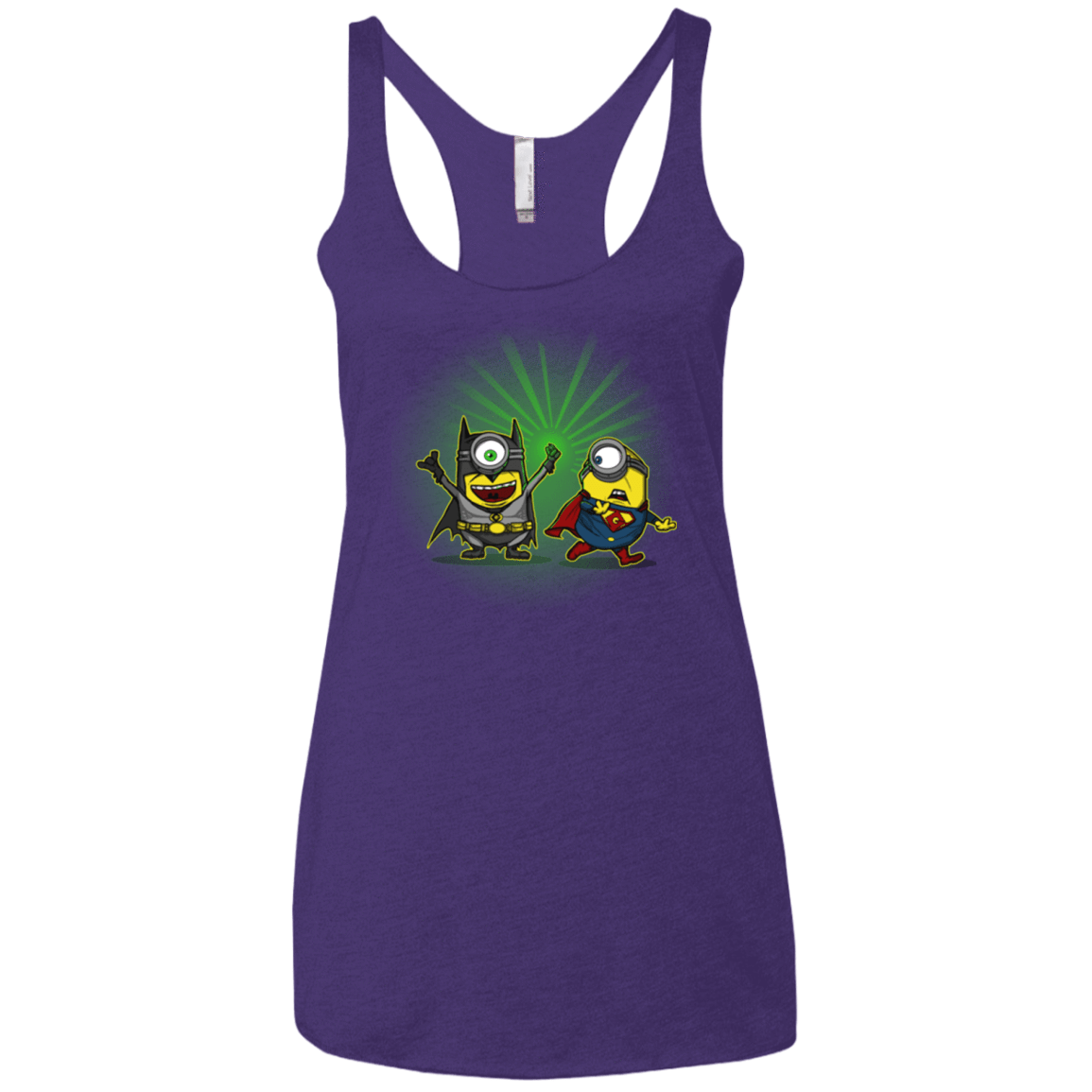 T-Shirts Purple Rush / X-Small Dark Minion VS False God Women's Triblend Racerback Tank