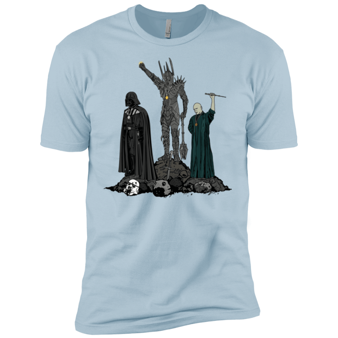 T-Shirts Light Blue / X-Small Dark Power Men's Premium T-Shirt