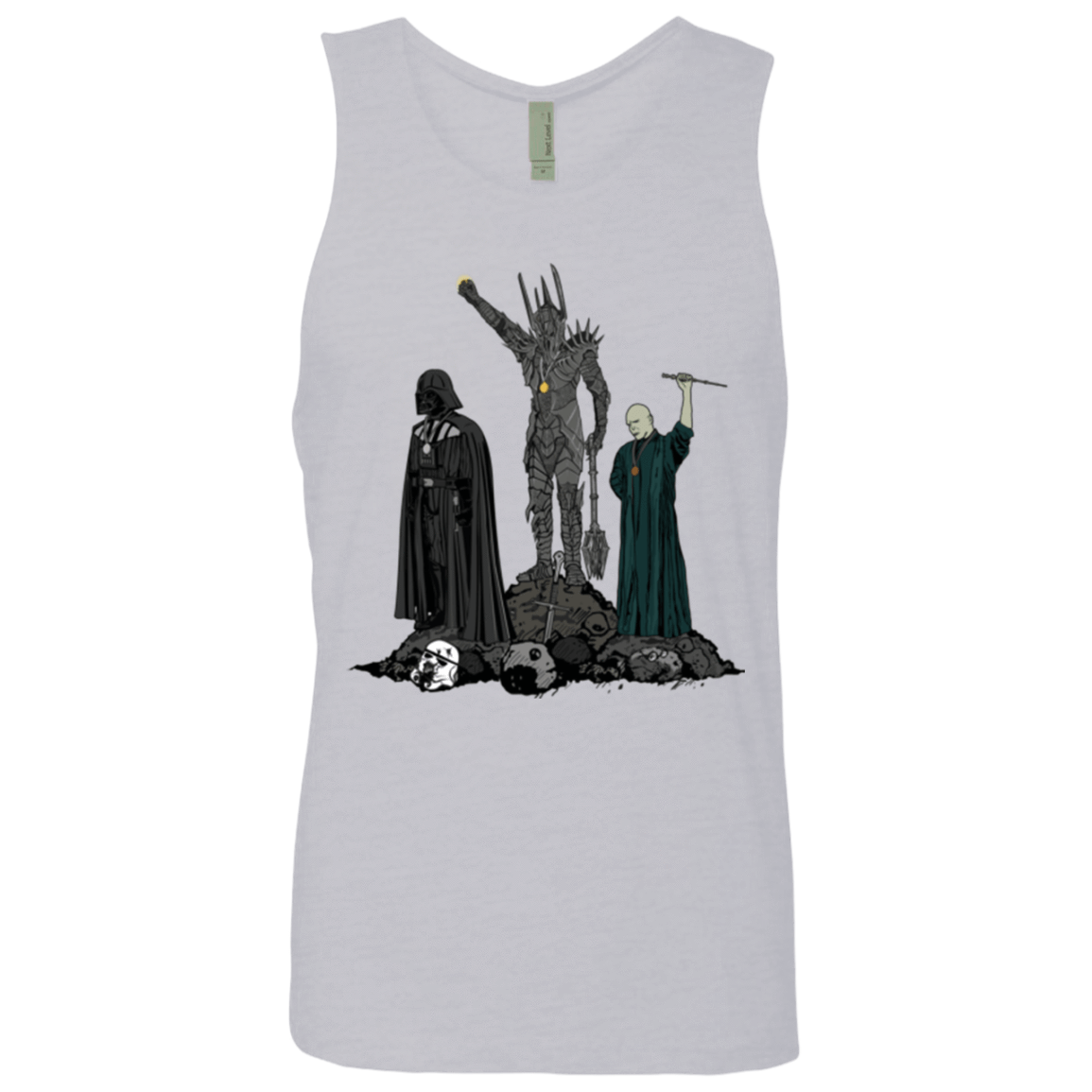 T-Shirts Heather Grey / Small Dark Power Men's Premium Tank Top