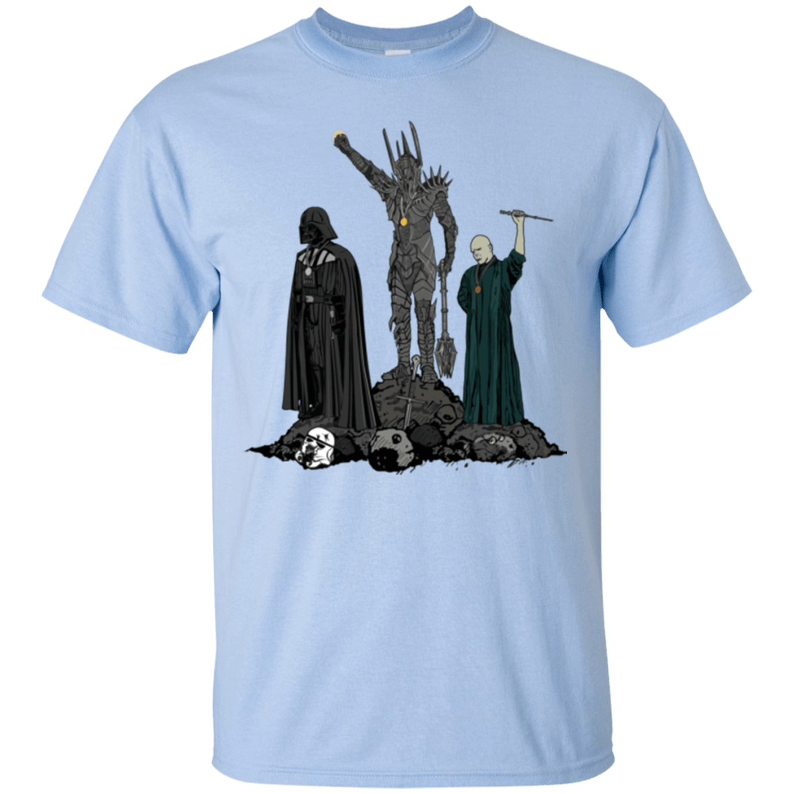 T-Shirts Light Blue / Small Dark Power T-Shirt