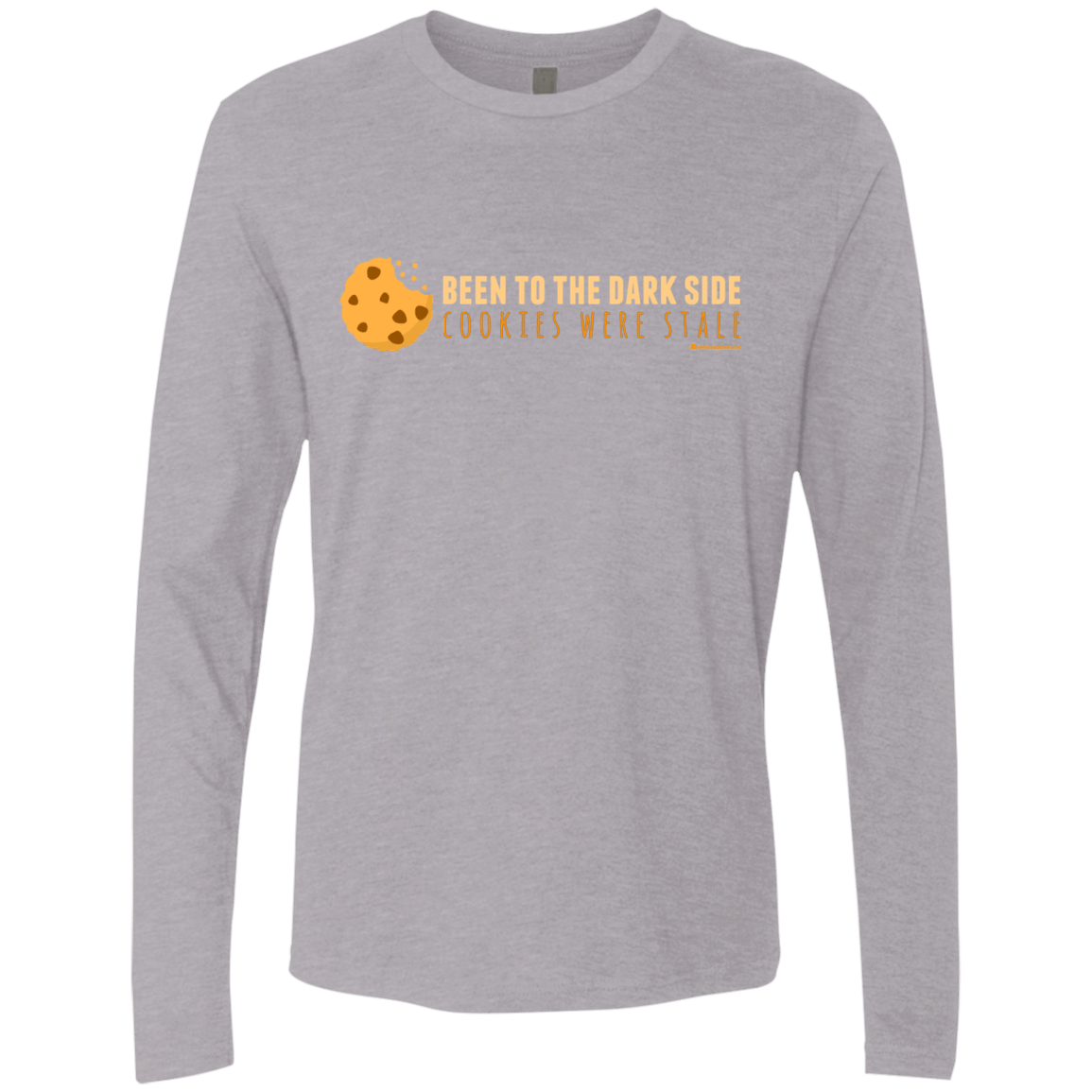 T-Shirts Heather Grey / Small Dark Side Cookies Men's Premium Long Sleeve