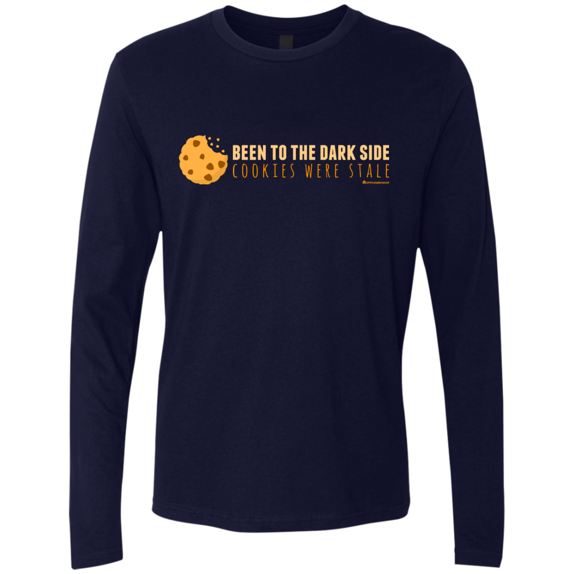 T-Shirts Midnight Navy / Small Dark Side Cookies Men's Premium Long Sleeve