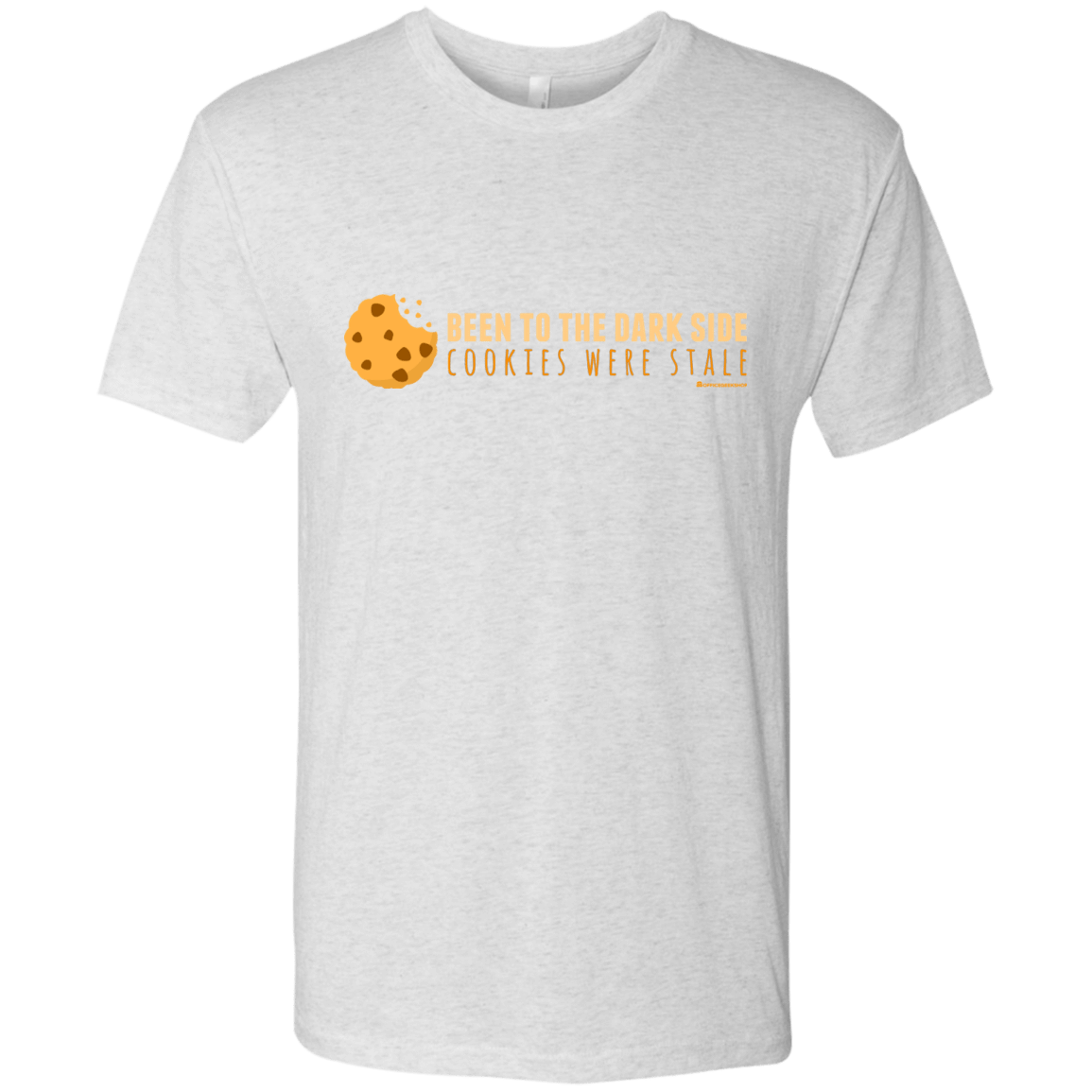 T-Shirts Heather White / Small Dark Side Cookies Men's Triblend T-Shirt