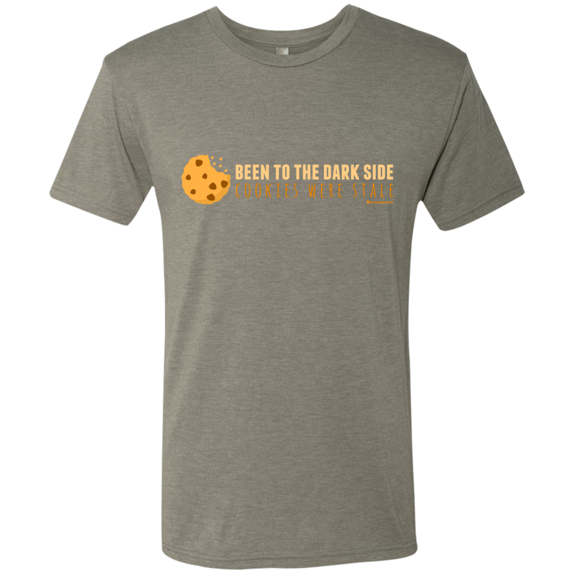 T-Shirts Venetian Grey / Small Dark Side Cookies Men's Triblend T-Shirt