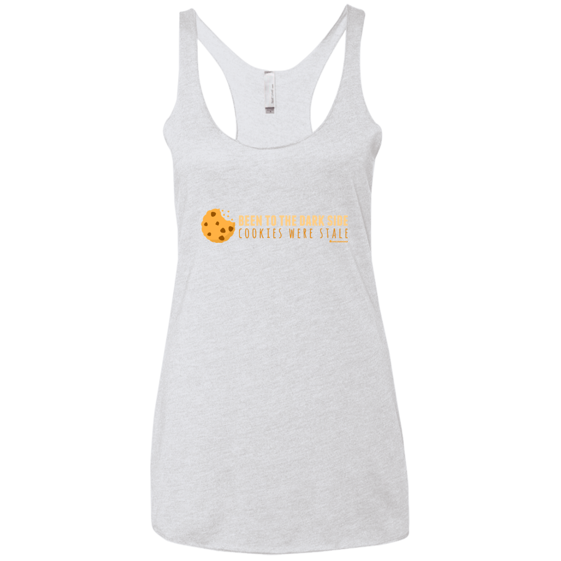 T-Shirts Heather White / X-Small Dark Side Cookies Women's Triblend Racerback Tank