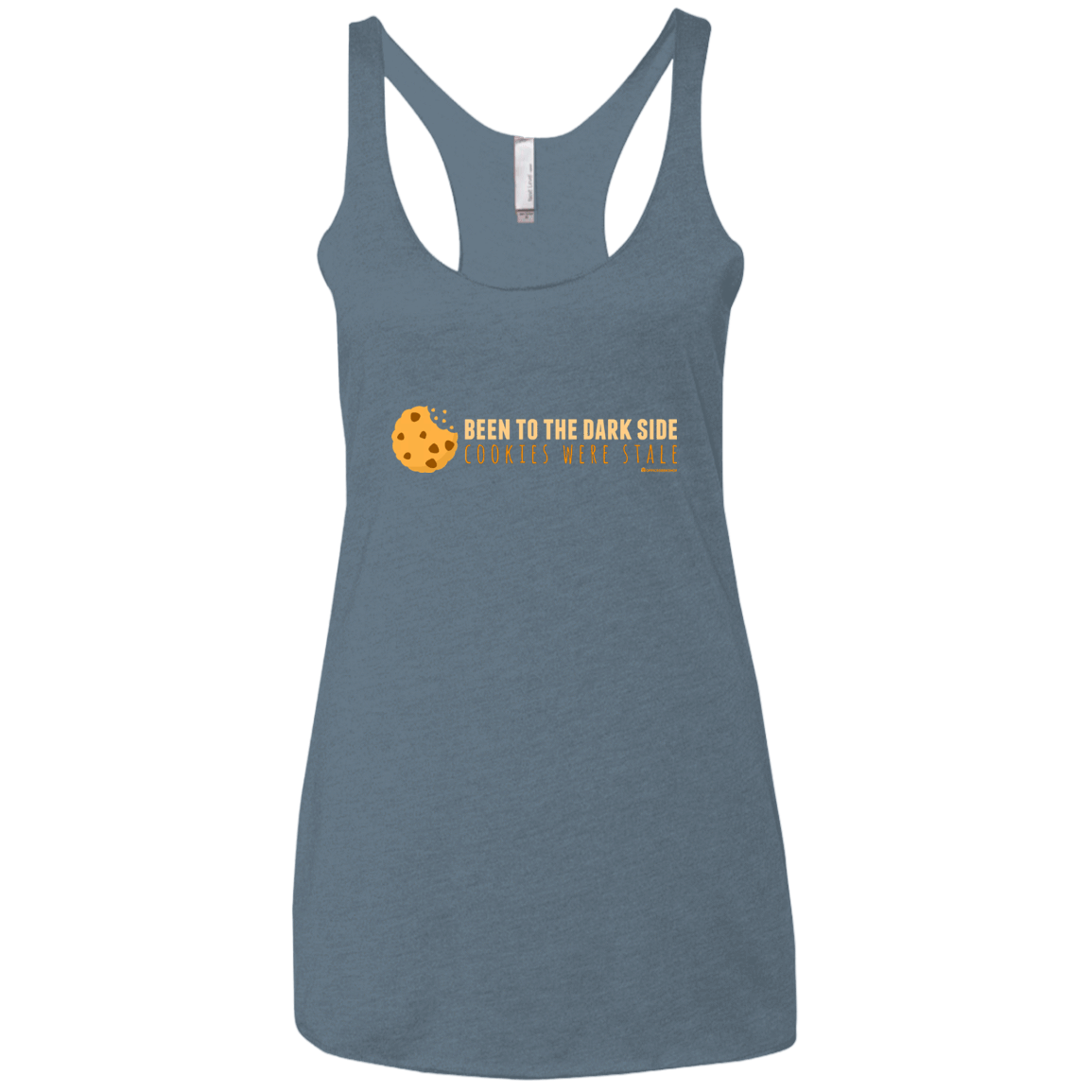 T-Shirts Indigo / X-Small Dark Side Cookies Women's Triblend Racerback Tank