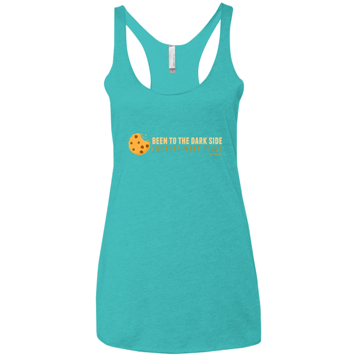 T-Shirts Tahiti Blue / X-Small Dark Side Cookies Women's Triblend Racerback Tank