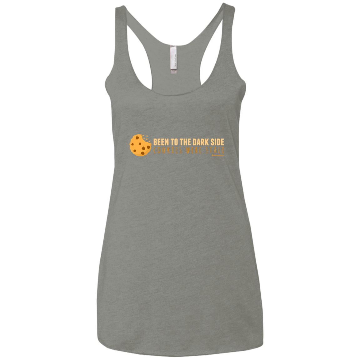 T-Shirts Venetian Grey / X-Small Dark Side Cookies Women's Triblend Racerback Tank