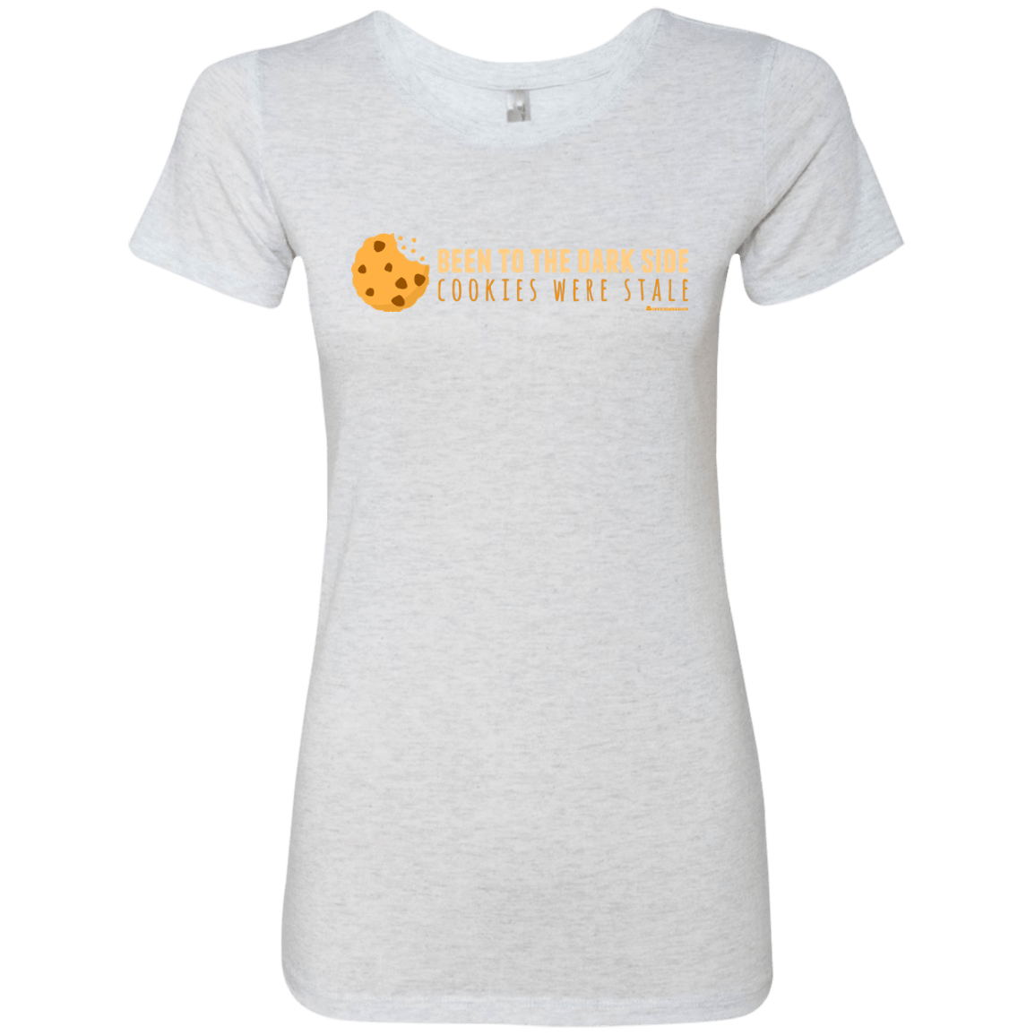 T-Shirts Heather White / Small Dark Side Cookies Women's Triblend T-Shirt