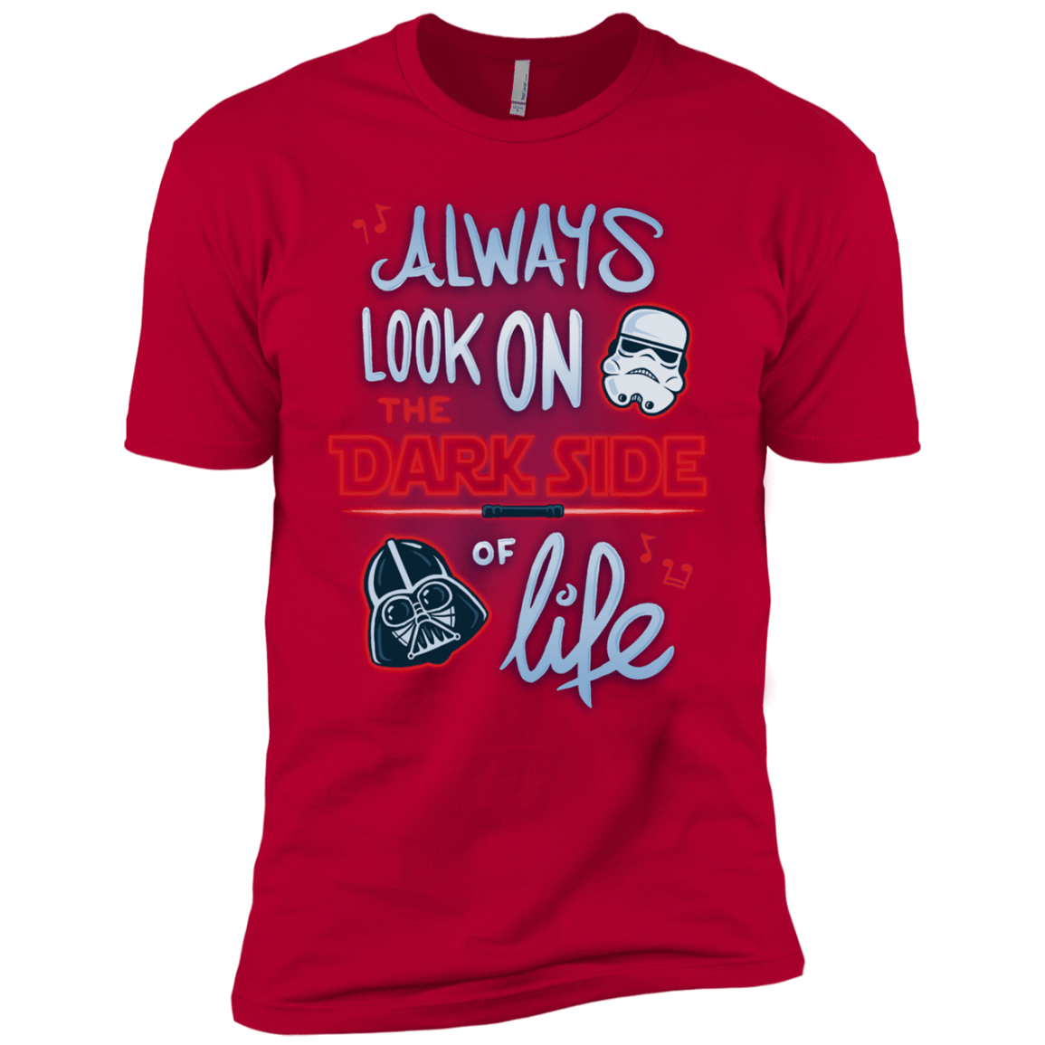 T-Shirts Red / YXS Dark Side of Life Boys Premium T-Shirt