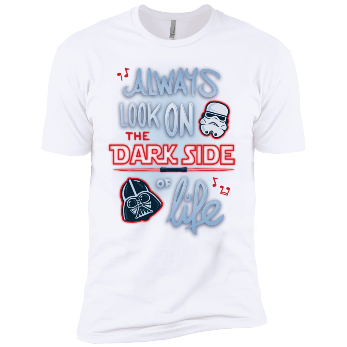 T-Shirts White / YXS Dark Side of Life Boys Premium T-Shirt