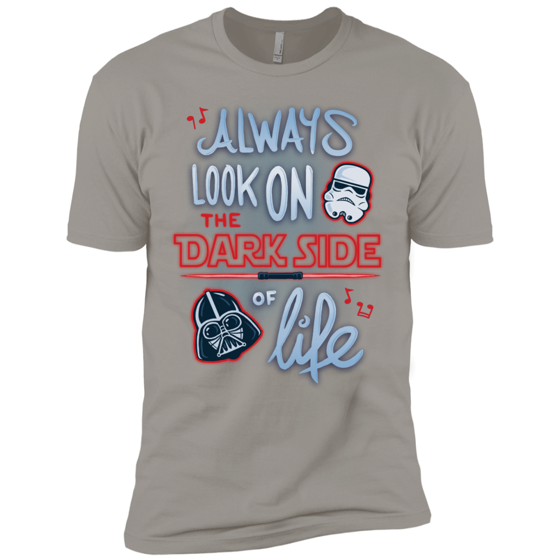 T-Shirts Light Grey / X-Small Dark Side of Life Men's Premium T-Shirt
