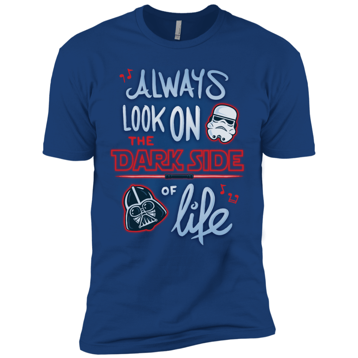 T-Shirts Royal / X-Small Dark Side of Life Men's Premium T-Shirt