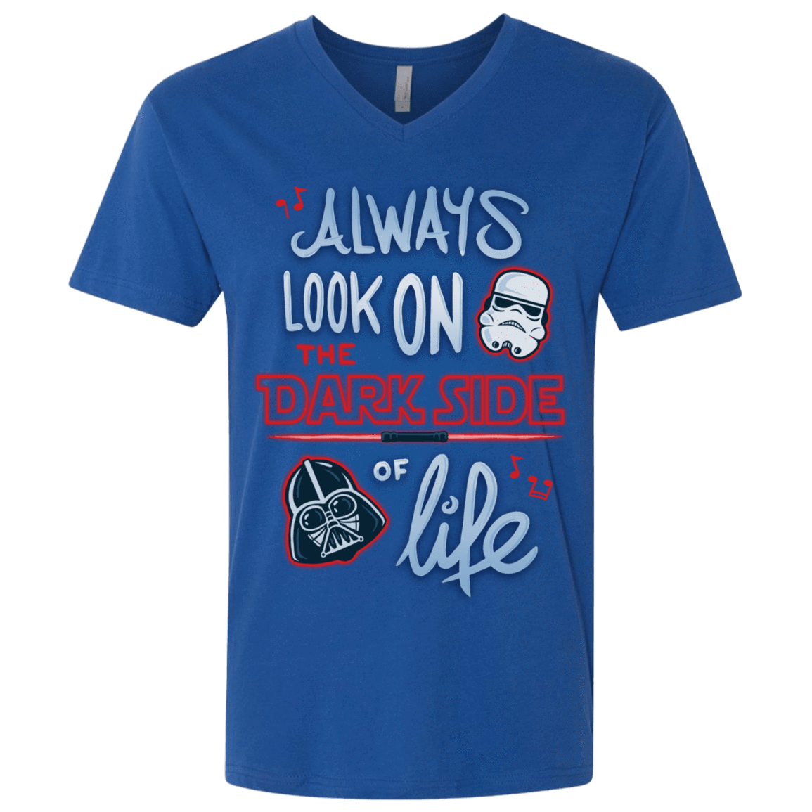 T-Shirts Royal / X-Small Dark Side of Life Men's Premium V-Neck