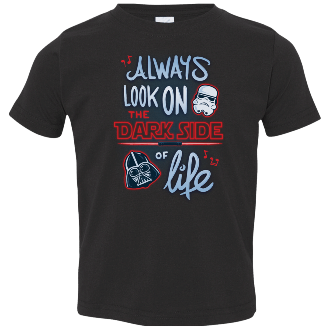 T-Shirts Black / 2T Dark Side of Life Toddler Premium T-Shirt
