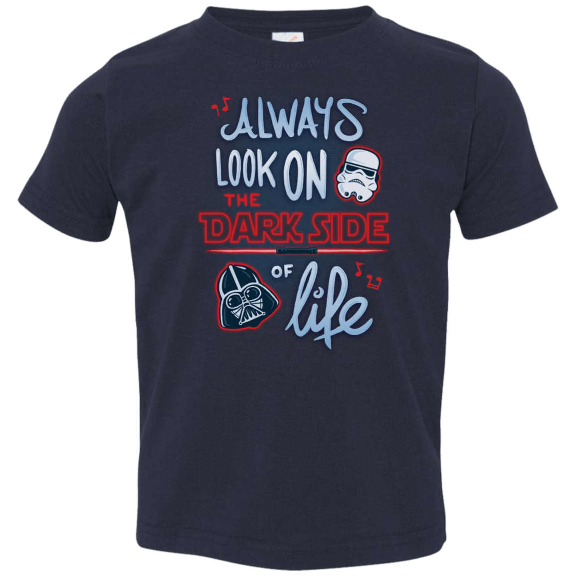 T-Shirts Navy / 2T Dark Side of Life Toddler Premium T-Shirt