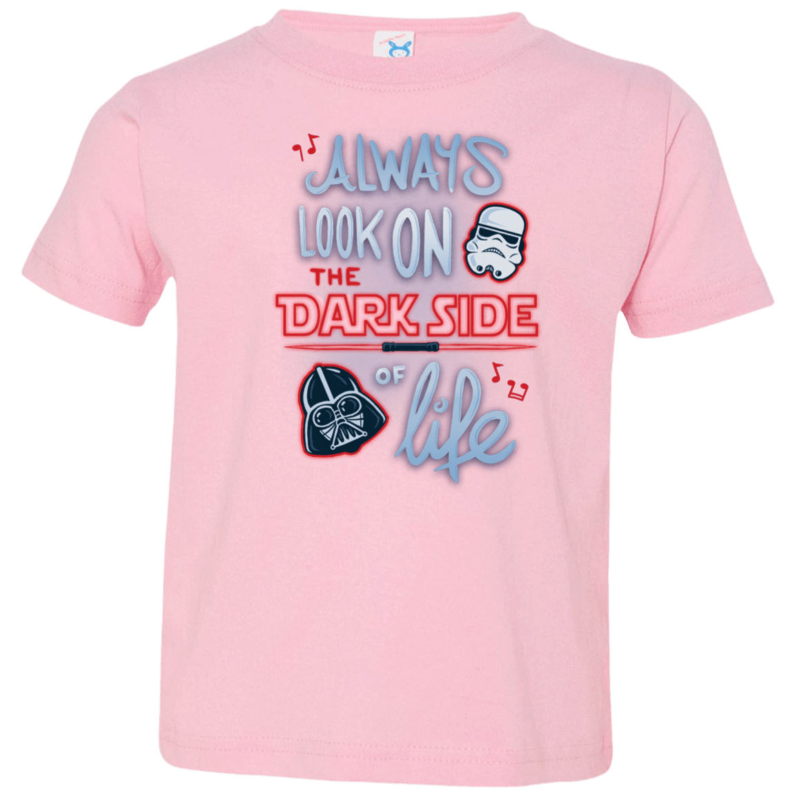 T-Shirts Pink / 2T Dark Side of Life Toddler Premium T-Shirt