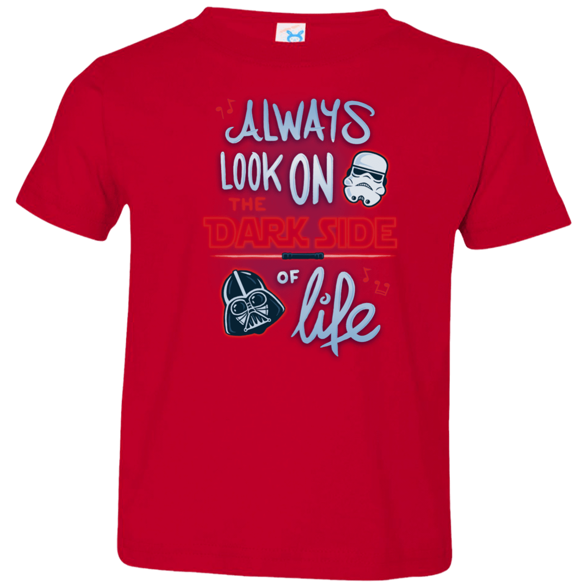 T-Shirts Red / 2T Dark Side of Life Toddler Premium T-Shirt