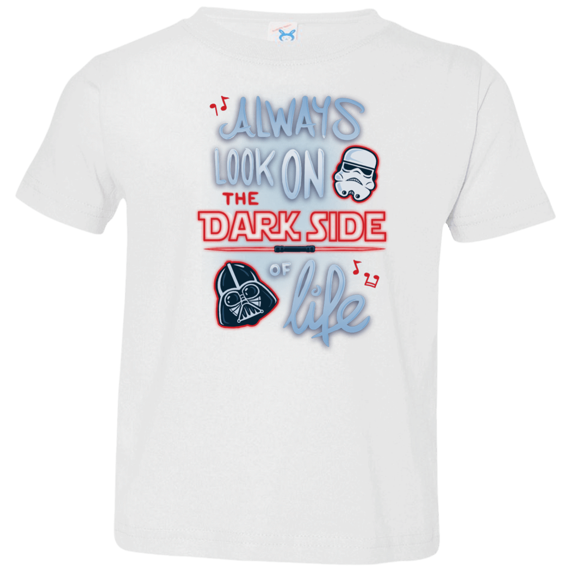 T-Shirts White / 2T Dark Side of Life Toddler Premium T-Shirt