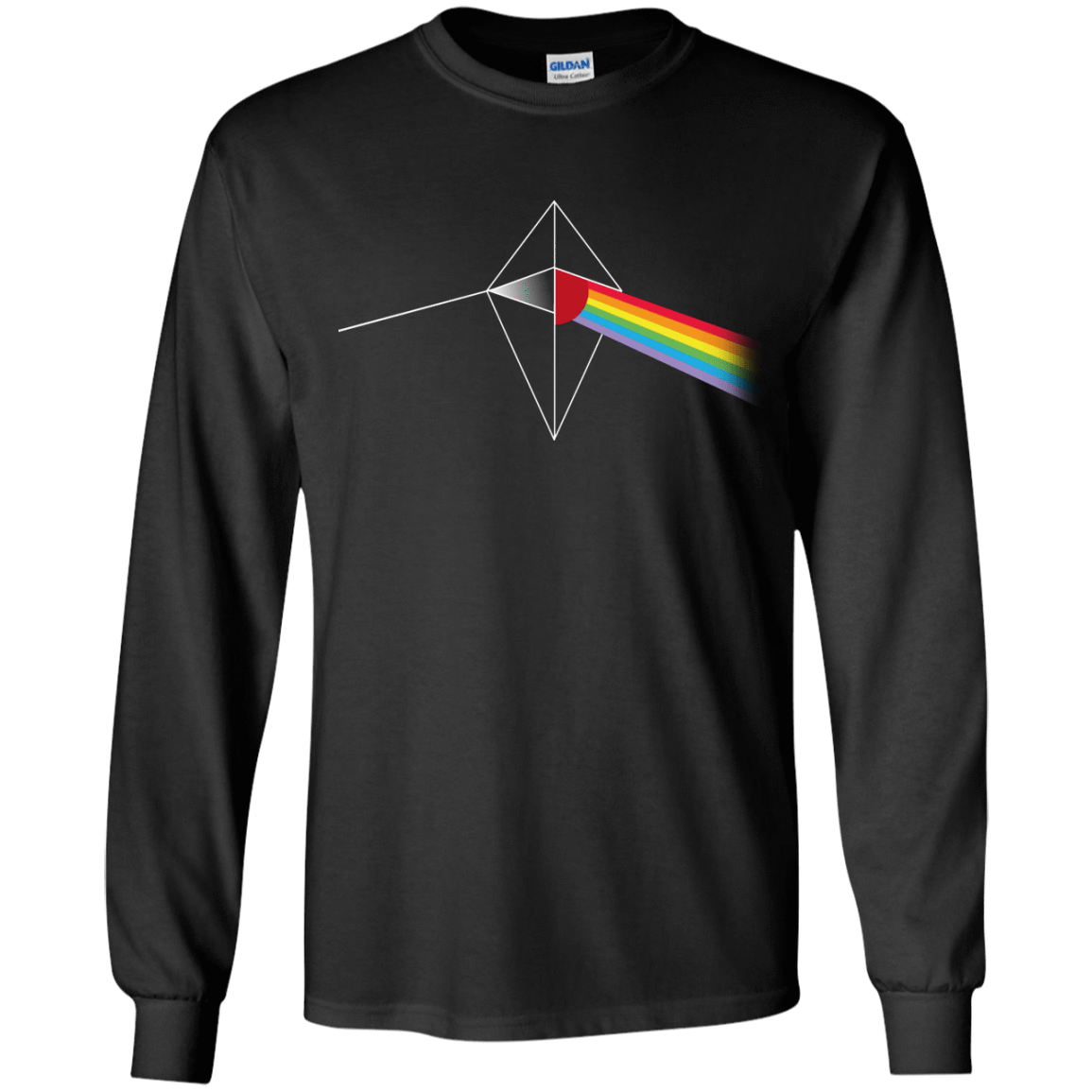 T-Shirts Black / YS Dark Side of the Atlas Youth Long Sleeve T-Shirt