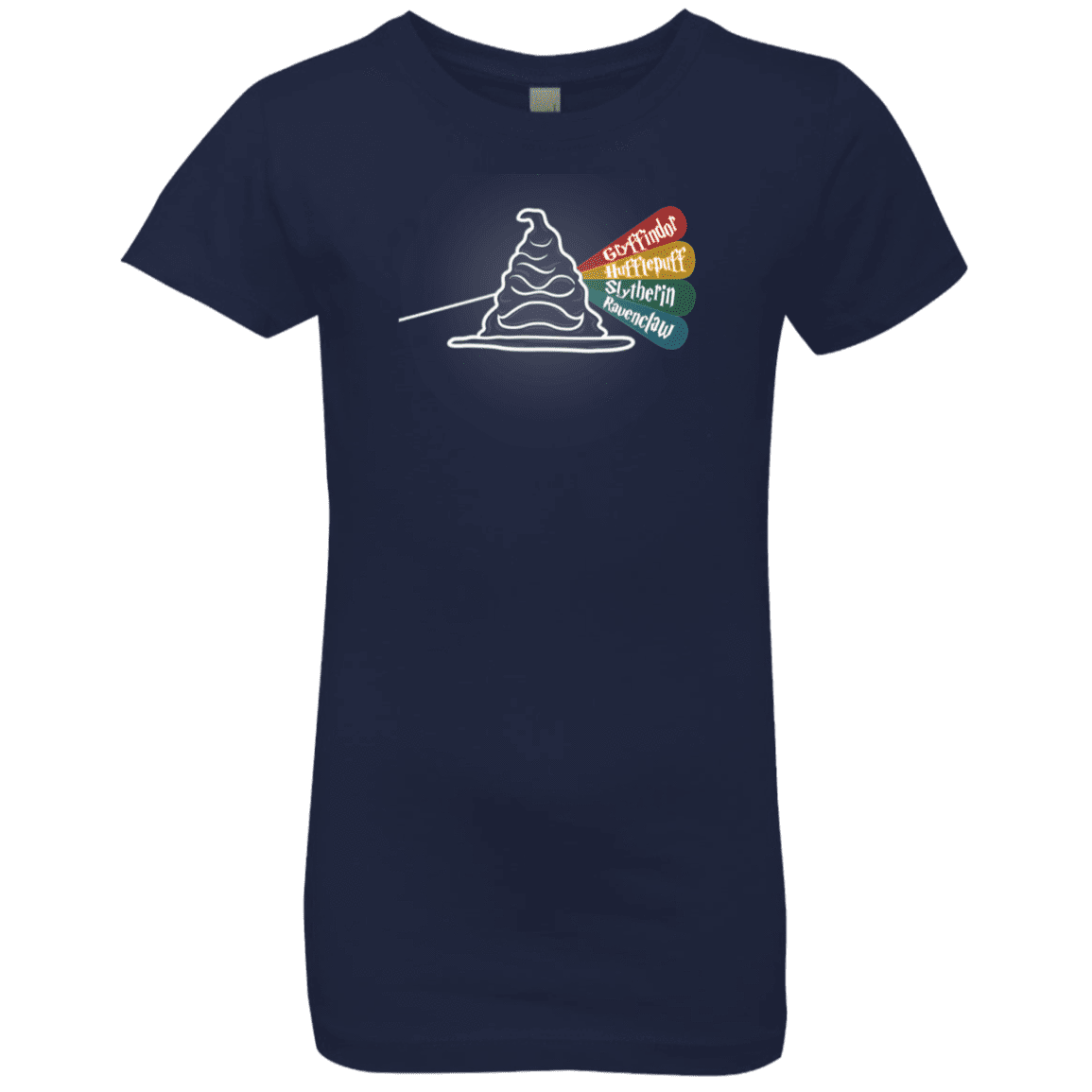 T-Shirts Midnight Navy / YXS Dark Side of the Hat Girls Premium T-Shirt