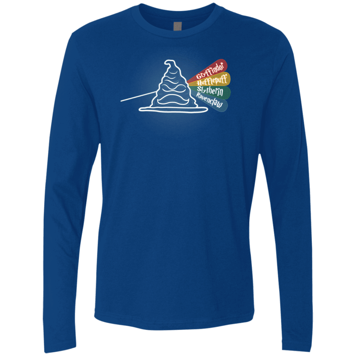 T-Shirts Royal / S Dark Side of the Hat Men's Premium Long Sleeve