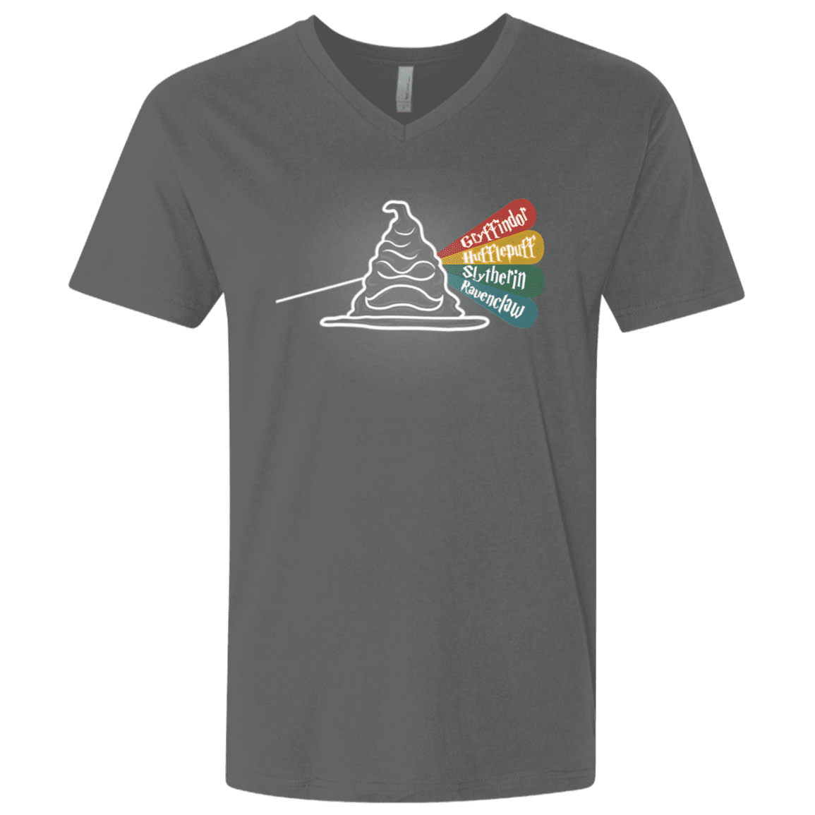 T-Shirts Heavy Metal / X-Small Dark Side of the Hat Men's Premium V-Neck