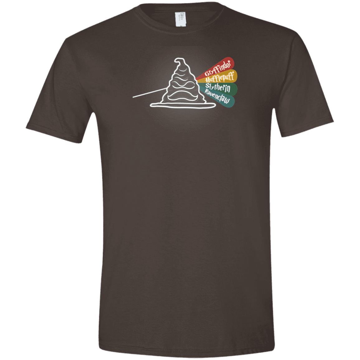 T-Shirts Dark Chocolate / S Dark Side of the Hat Men's Semi-Fitted Softstyle