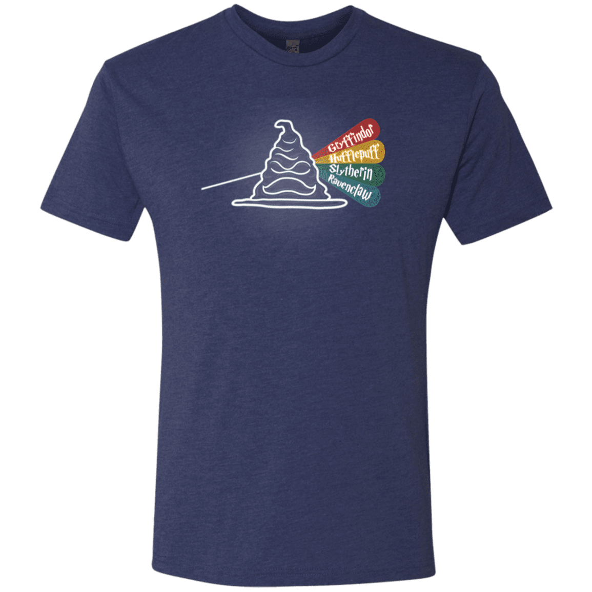 T-Shirts Vintage Navy / S Dark Side of the Hat Men's Triblend T-Shirt