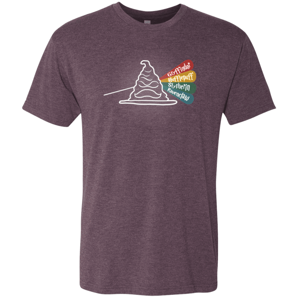 T-Shirts Vintage Purple / S Dark Side of the Hat Men's Triblend T-Shirt