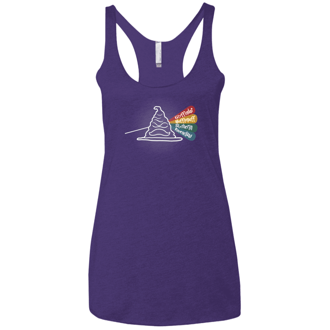 T-Shirts Purple Rush / X-Small Dark Side of the Hat Women's Triblend Racerback Tank