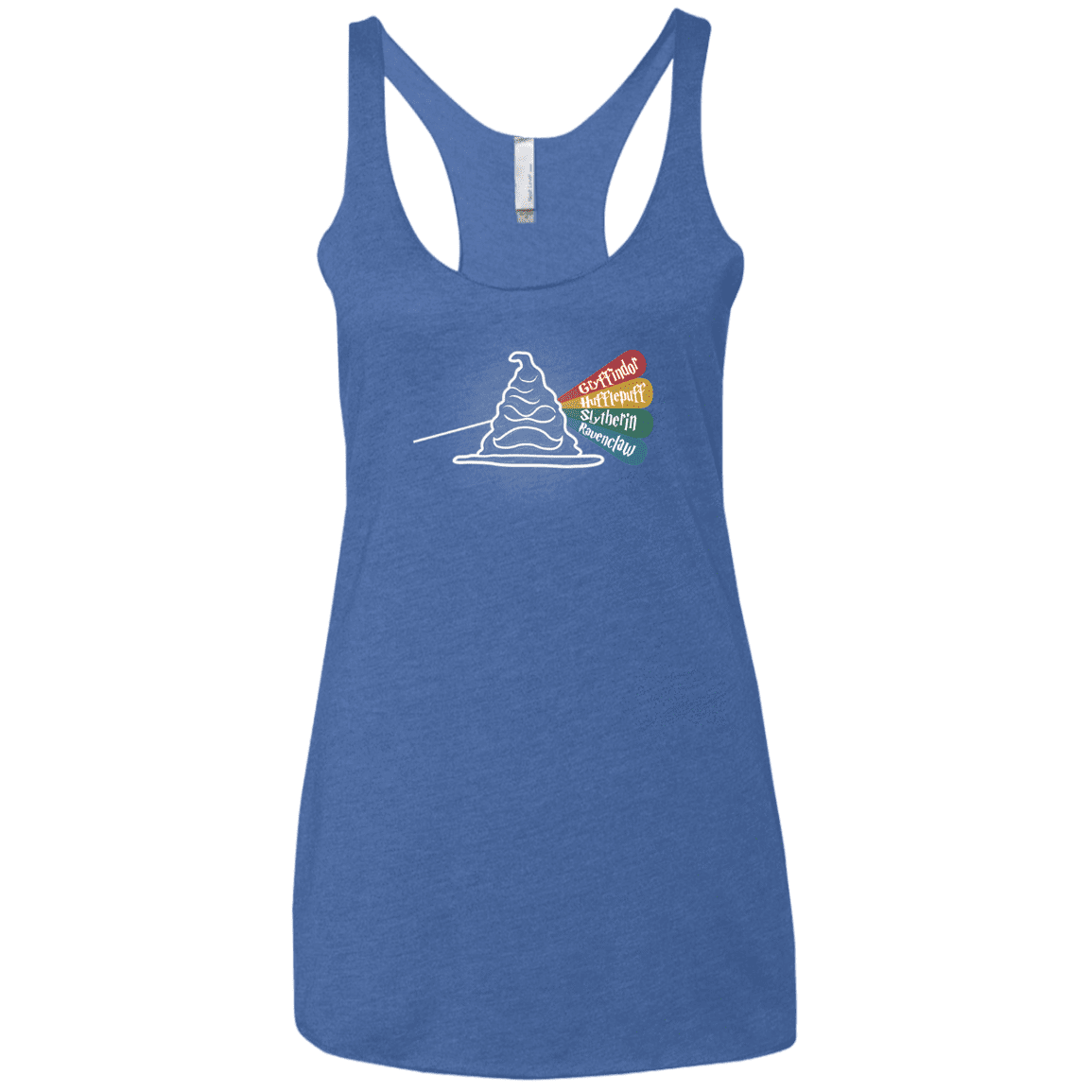 T-Shirts Vintage Royal / X-Small Dark Side of the Hat Women's Triblend Racerback Tank