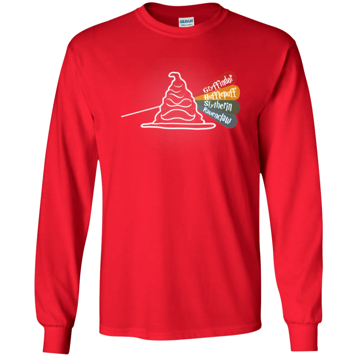 T-Shirts Red / YS Dark Side of the Hat Youth Long Sleeve T-Shirt