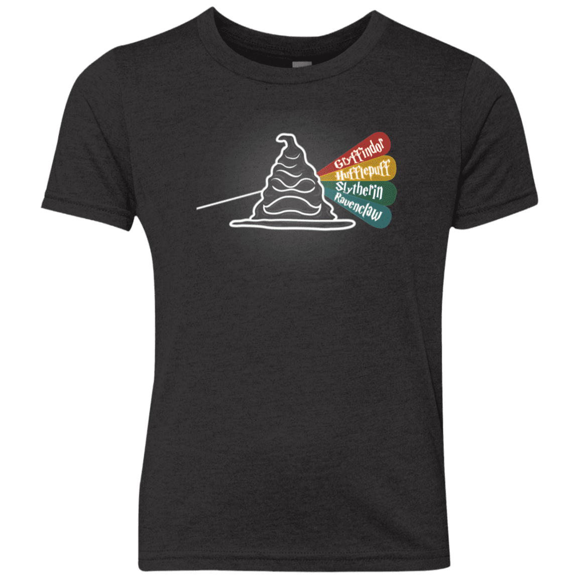 T-Shirts Vintage Black / YXS Dark Side of the Hat Youth Triblend T-Shirt