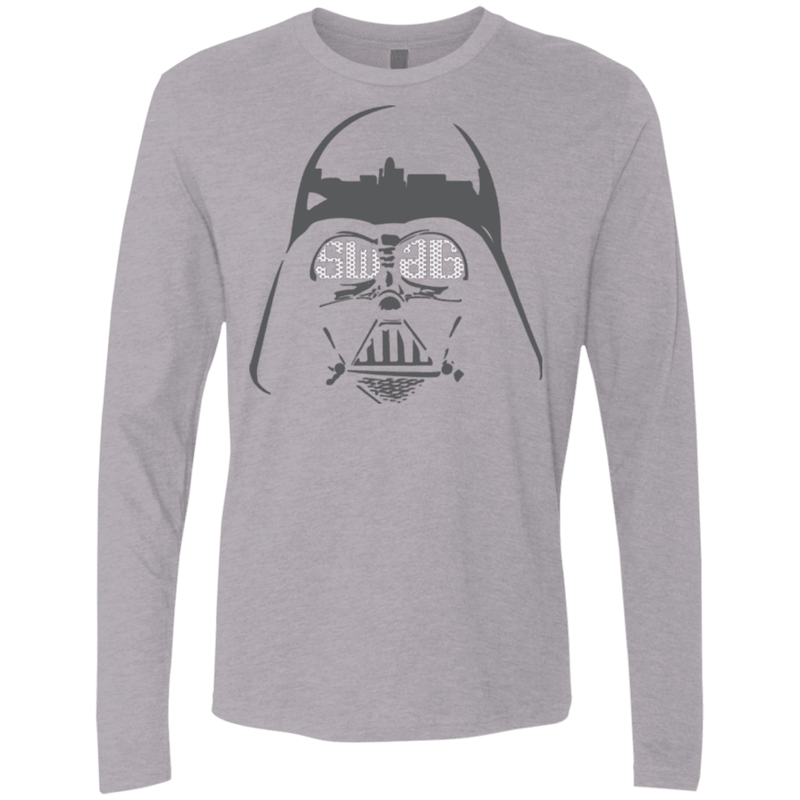 T-Shirts Heather Grey / Small Dark Side Swag Men's Premium Long Sleeve