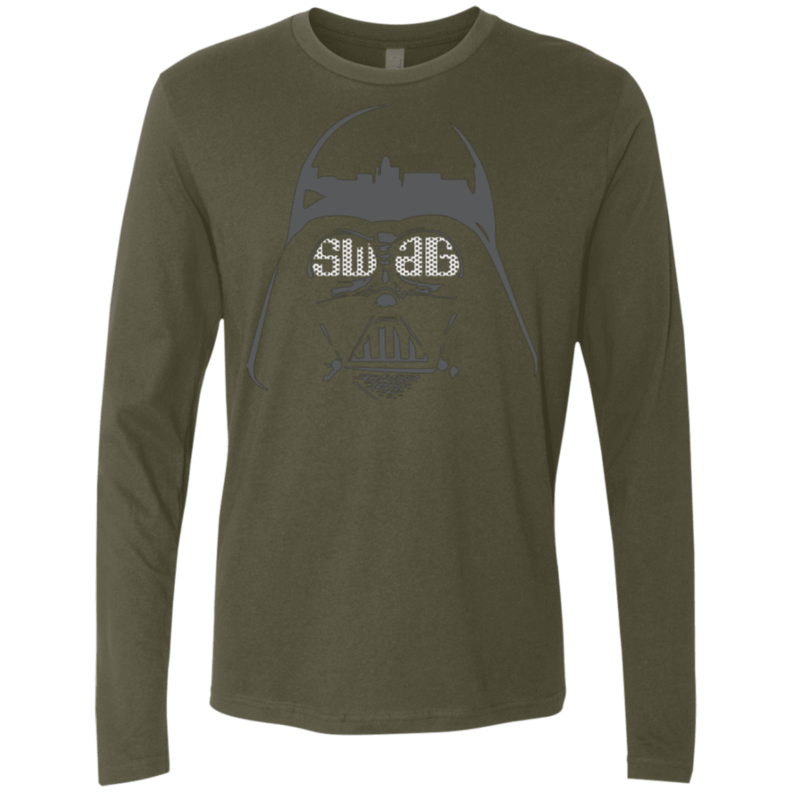 T-Shirts Military Green / Small Dark Side Swag Men's Premium Long Sleeve