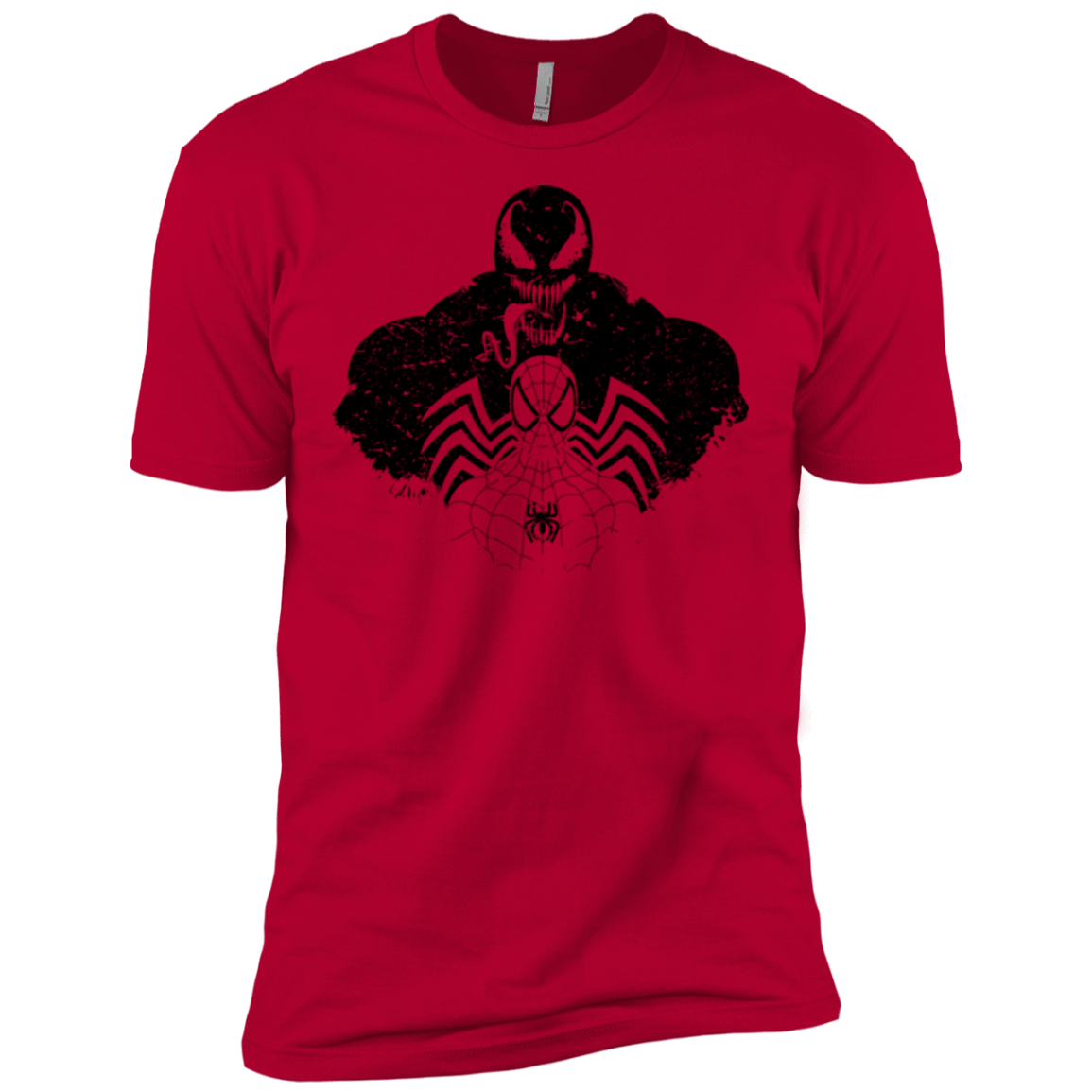 T-Shirts Red / X-Small Dark Spider Shadow Men's Premium T-Shirt