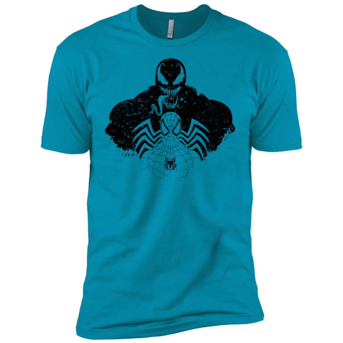T-Shirts Turquoise / X-Small Dark Spider Shadow Men's Premium T-Shirt