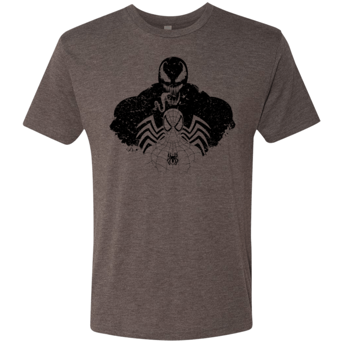 T-Shirts Macchiato / Small Dark Spider Shadow Men's Triblend T-Shirt
