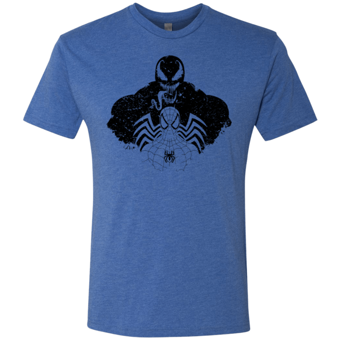 T-Shirts Vintage Royal / Small Dark Spider Shadow Men's Triblend T-Shirt