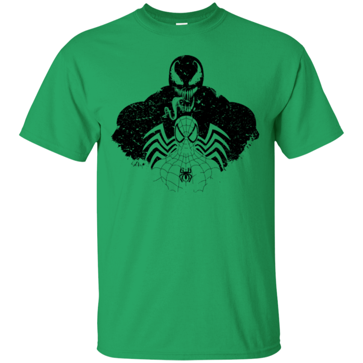 T-Shirts Irish Green / Small Dark Spider Shadow T-Shirt